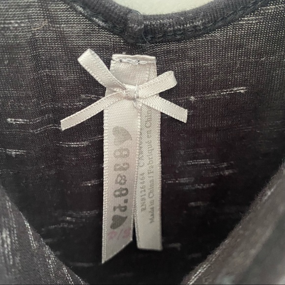 Black spaced dyed maxi tank size small - Picture 3 of 5